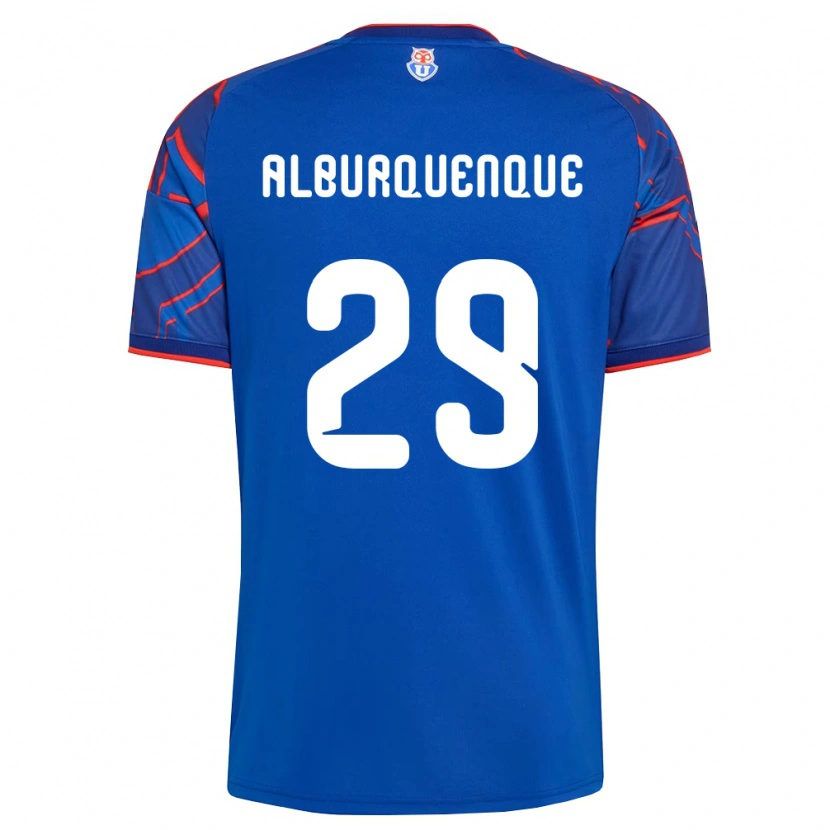 Danxen Dames José Alburquenque #29 Koninklijk Blauw Rood Thuisshirt Thuistenue 2026/27 T-Shirt België