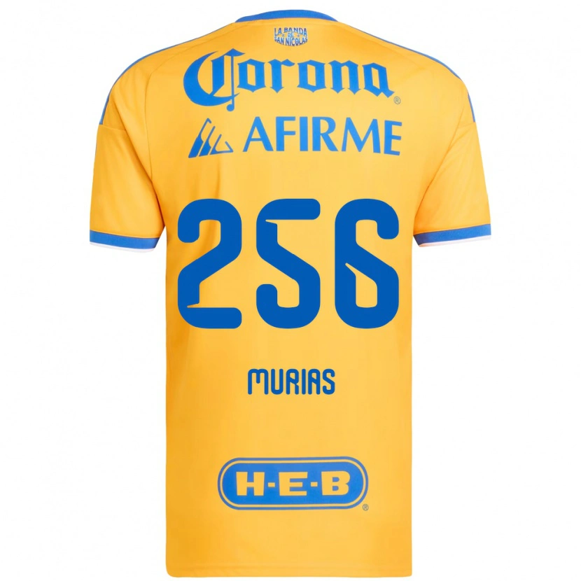 Danxen Dames Mauricio Murias #256 Geel Blauw Thuisshirt Thuistenue 2026/27 T-Shirt België