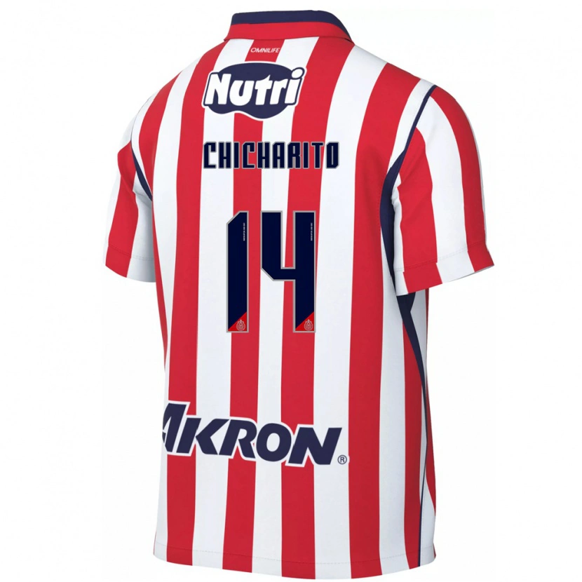 Danxen Dames Chicharito #14 Rood Wit Thuisshirt Thuistenue 2026/27 T-Shirt België
