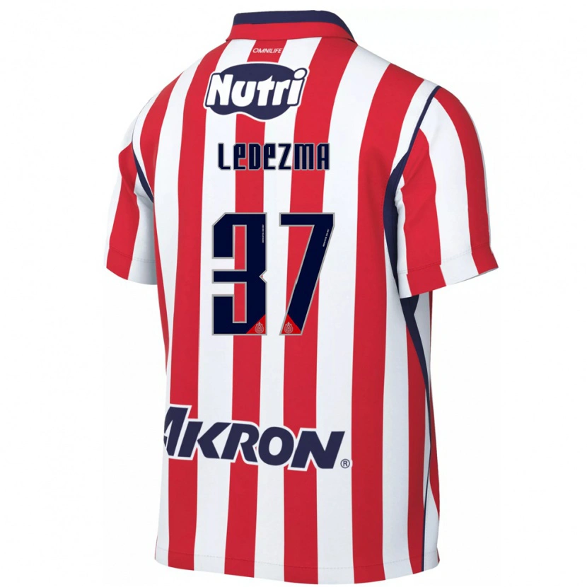 Danxen Dames Richard Ledezma #37 Rood Wit Thuisshirt Thuistenue 2026/27 T-Shirt België