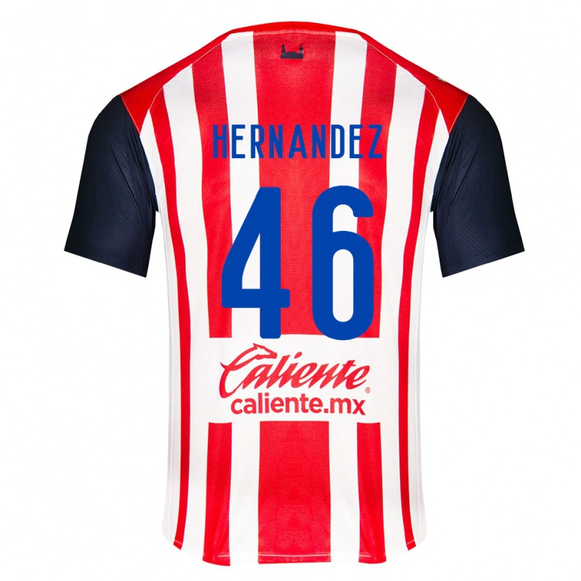 Danxen Dames Carlos Hernández #46 Rood Zwart Wit Thuisshirt Thuistenue 2026/27 T-Shirt België