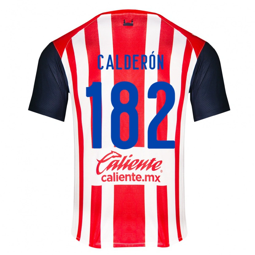 Danxen Dames Leonel Calderón #182 Rood Zwart Wit Thuisshirt Thuistenue 2026/27 T-Shirt België