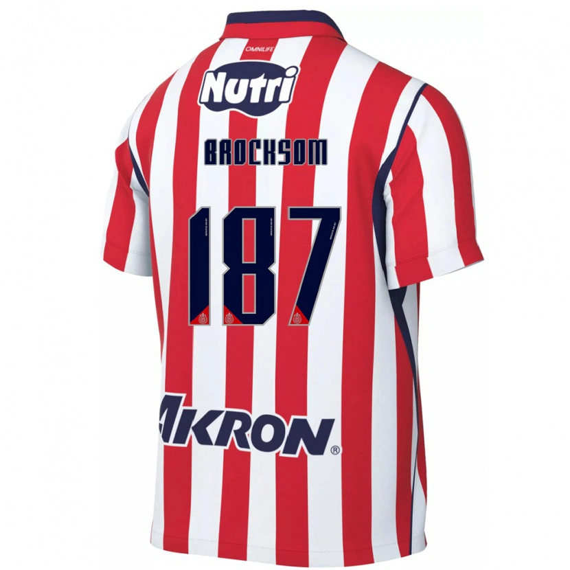 Danxen Dames Brandón Brocksom #187 Rood Wit Thuisshirt Thuistenue 2026/27 T-Shirt België