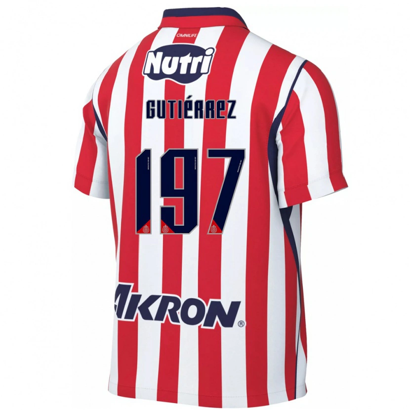 Danxen Dames Bryan Gutiérrez #197 Rood Wit Thuisshirt Thuistenue 2026/27 T-Shirt België
