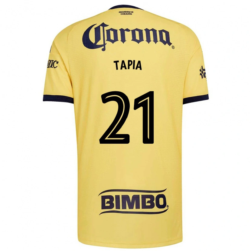 Danxen Dames Fernando Tapia #21 Geel Rood Zwart Thuisshirt Thuistenue 2026/27 T-Shirt België