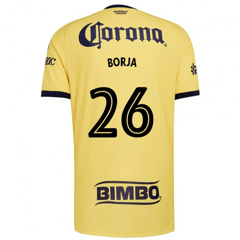Danxen Dames Cristián Borja #26 Geel Rood Zwart Thuisshirt Thuistenue 2026/27 T-Shirt België