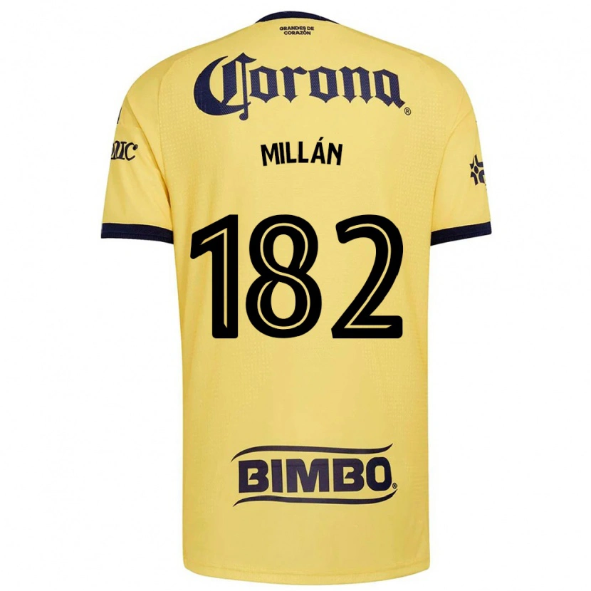 Danxen Dames Daniel Millán #182 Geel Rood Zwart Thuisshirt Thuistenue 2026/27 T-Shirt België