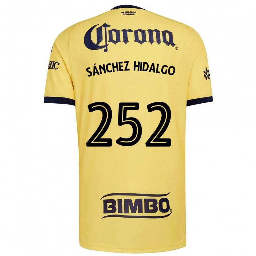 Danxen Dames Horacio Sánchez Hidalgo #252 Geel Rood Zwart Thuisshirt Thuistenue 2026/27 T-Shirt België