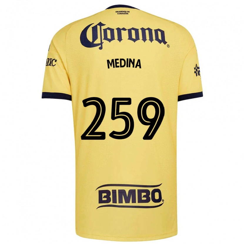 Danxen Dames Sebastián Medina #259 Geel Rood Zwart Thuisshirt Thuistenue 2026/27 T-Shirt België