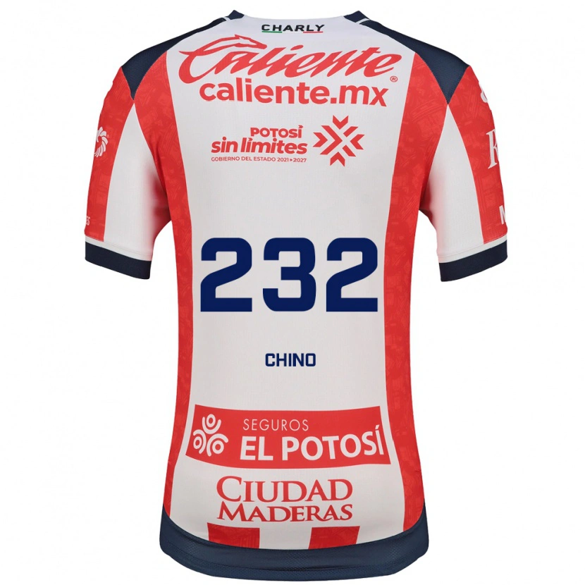 Danxen Dames Luis Chino #232 Rood Wit Zwart Thuisshirt Thuistenue 2026/27 T-Shirt België