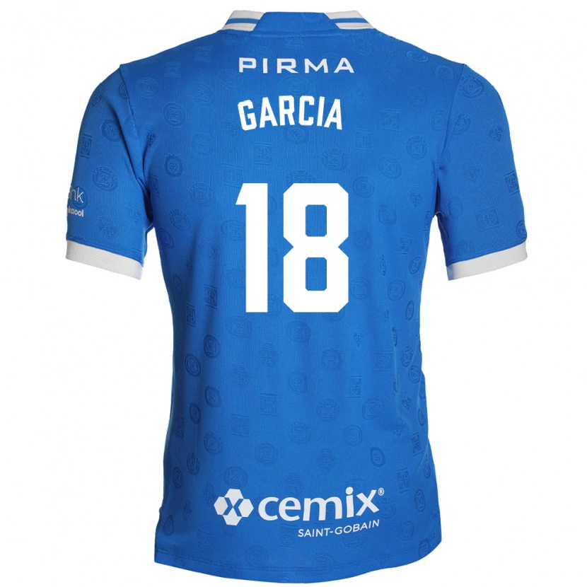 Danxen Dames Diana Garcia #18 Blauw Wit Rood Thuisshirt Thuistenue 2026/27 T-Shirt België