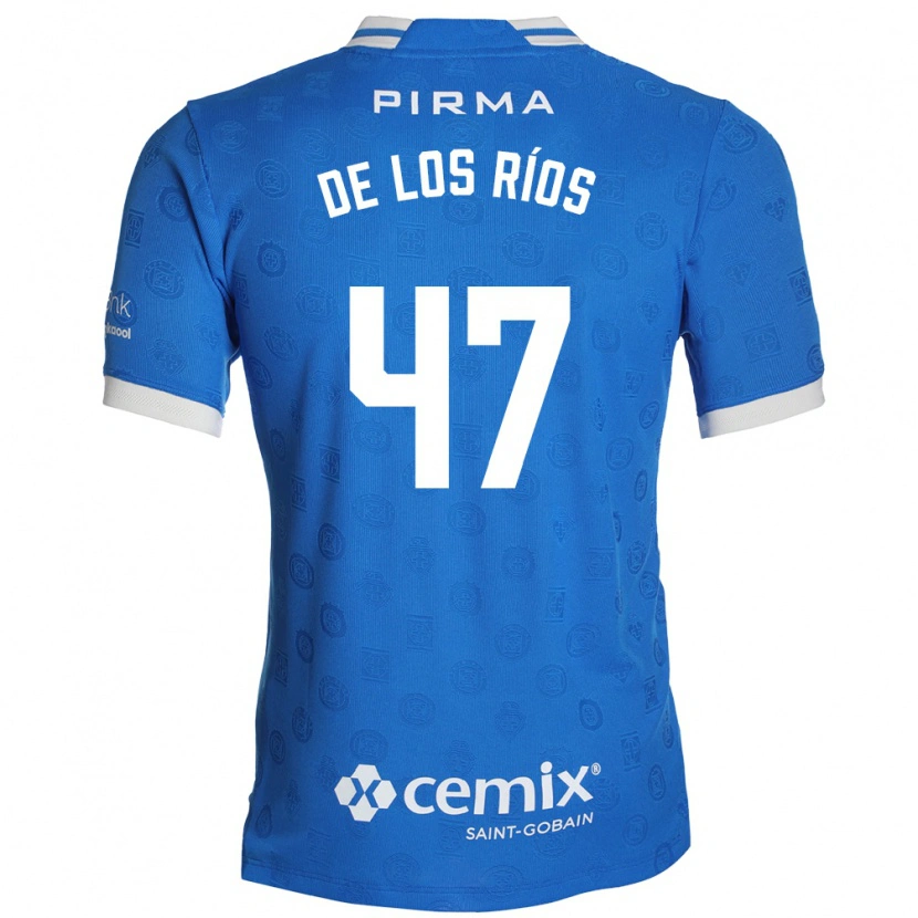Danxen Dames Sergio De Los Ríos #47 Blauw Wit Rood Thuisshirt Thuistenue 2026/27 T-Shirt België