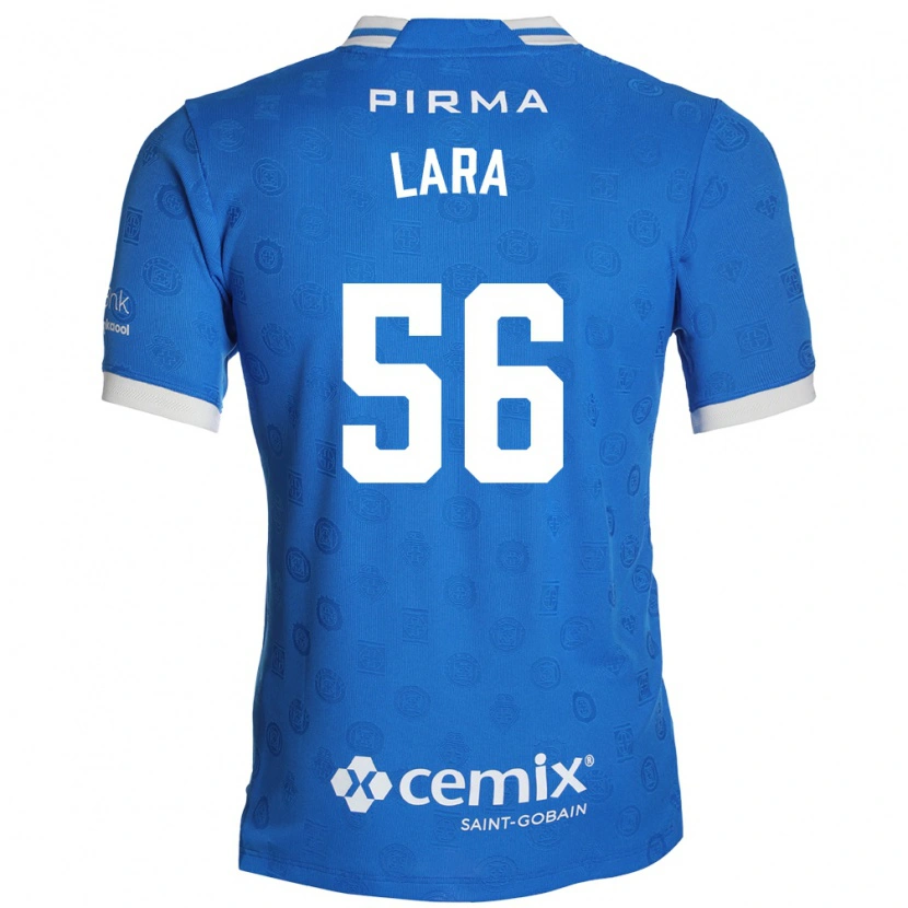 Danxen Dames Jesús Lara #56 Blauw Wit Rood Thuisshirt Thuistenue 2026/27 T-Shirt België