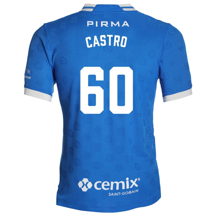 Danxen Dames Ariel Castro #60 Blauw Wit Rood Thuisshirt Thuistenue 2026/27 T-Shirt België