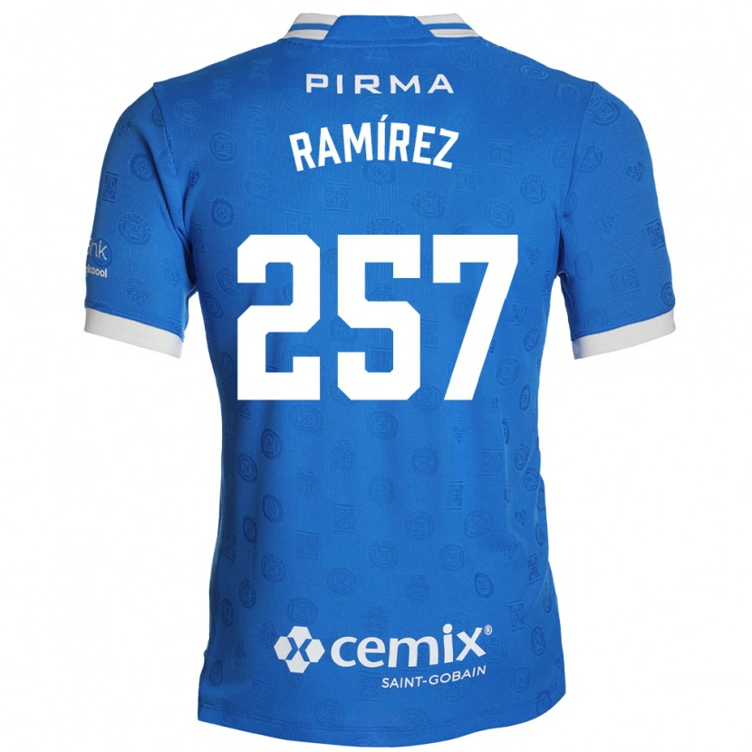 Danxen Dames Jacobo Ramírez #257 Blauw Wit Rood Thuisshirt Thuistenue 2026/27 T-Shirt België