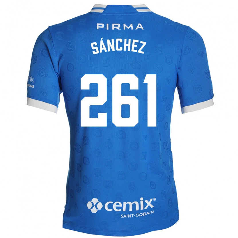 Danxen Dames Paulo Sánchez #261 Blauw Wit Rood Thuisshirt Thuistenue 2026/27 T-Shirt België