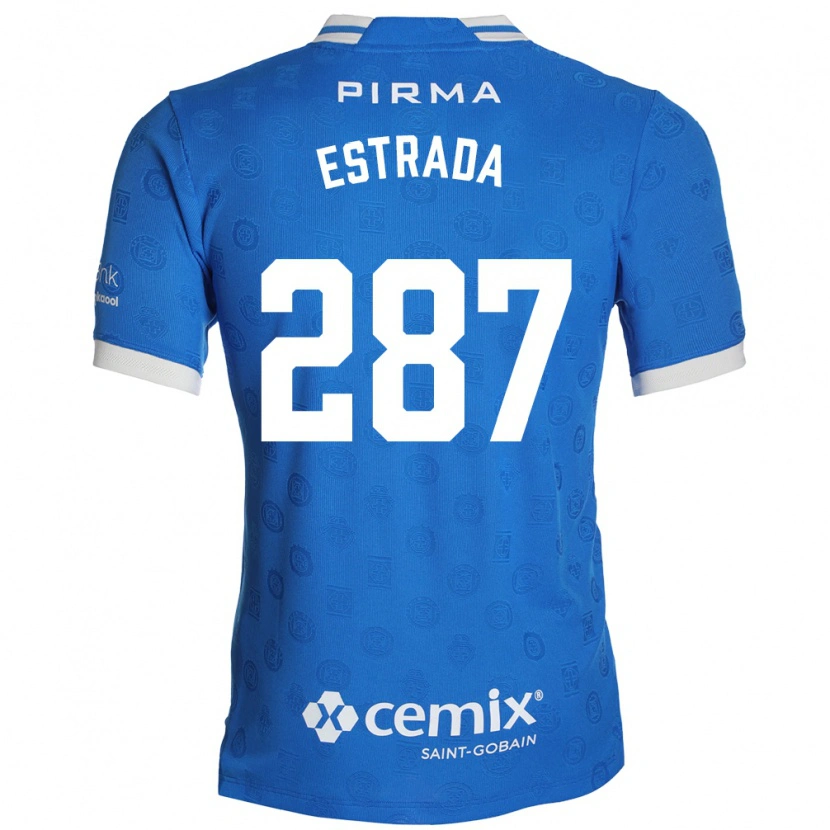 Danxen Dames Hernán Estrada #287 Blauw Wit Rood Thuisshirt Thuistenue 2026/27 T-Shirt België