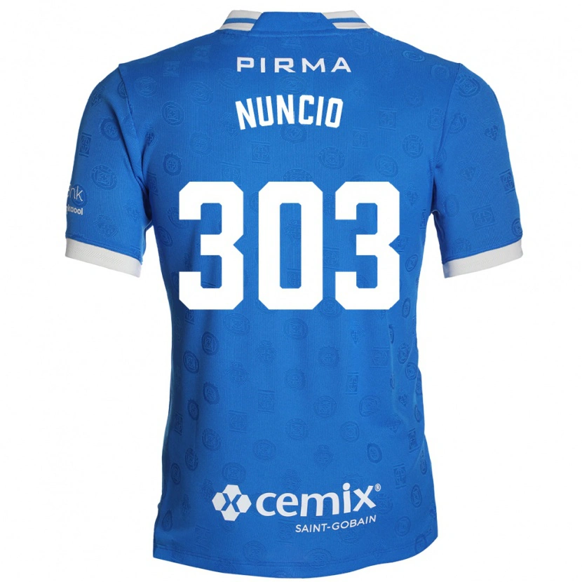 Danxen Dames Carlos Nuncio #303 Blauw Wit Rood Thuisshirt Thuistenue 2026/27 T-Shirt België
