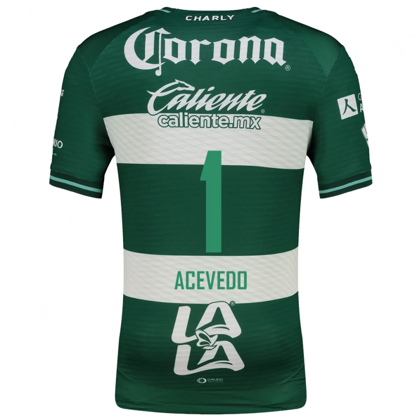 Danxen Dames Carlos Acevedo #1 Groen Wit Thuisshirt Thuistenue 2026/27 T-Shirt België