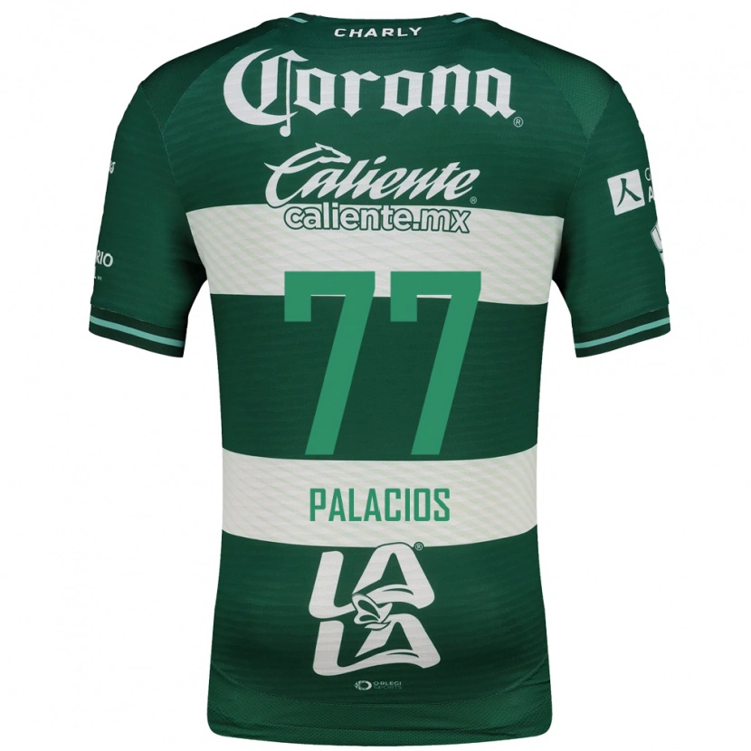 Danxen Dames Kevin Palacios #77 Groen Wit Thuisshirt Thuistenue 2026/27 T-Shirt België