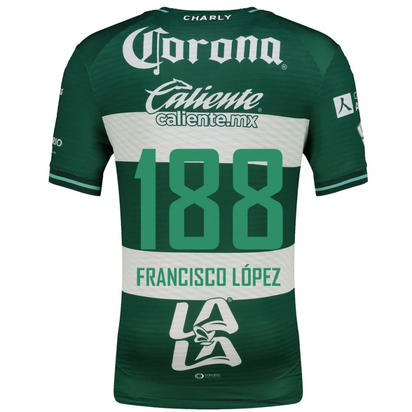 Danxen Dames Magnus Francisco López #188 Groen Wit Thuisshirt Thuistenue 2026/27 T-Shirt België
