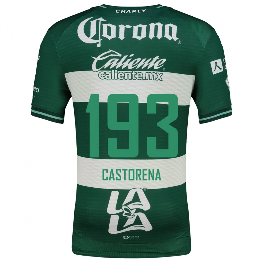 Danxen Dames Damián Castorena #193 Groen Wit Thuisshirt Thuistenue 2026/27 T-Shirt België