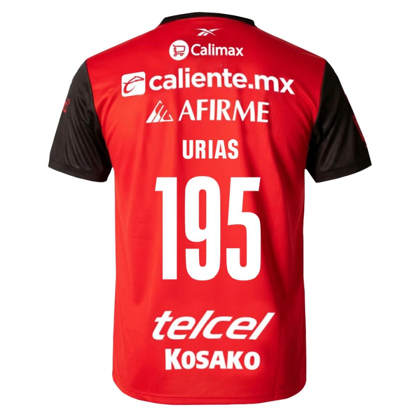 Danxen Dames Héctor Urías #195 Zwart Rood Thuisshirt Thuistenue 2026/27 T-Shirt België