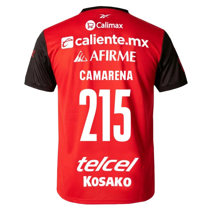 Danxen Dames Mauricio Camarena #215 Zwart Rood Thuisshirt Thuistenue 2026/27 T-Shirt België