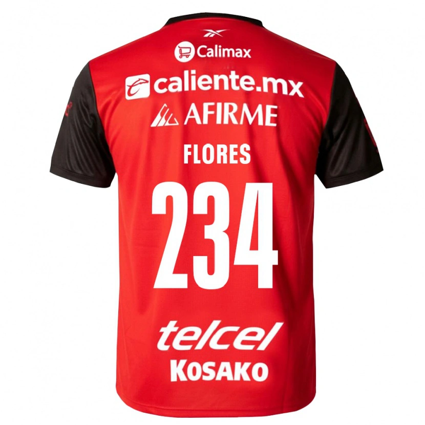 Danxen Dames Arath Flores #234 Zwart Rood Thuisshirt Thuistenue 2026/27 T-Shirt België