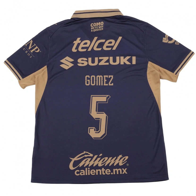 Danxen Dames Kimberli Gomez #5 Paars Bruin Thuisshirt Thuistenue 2026/27 T-Shirt België