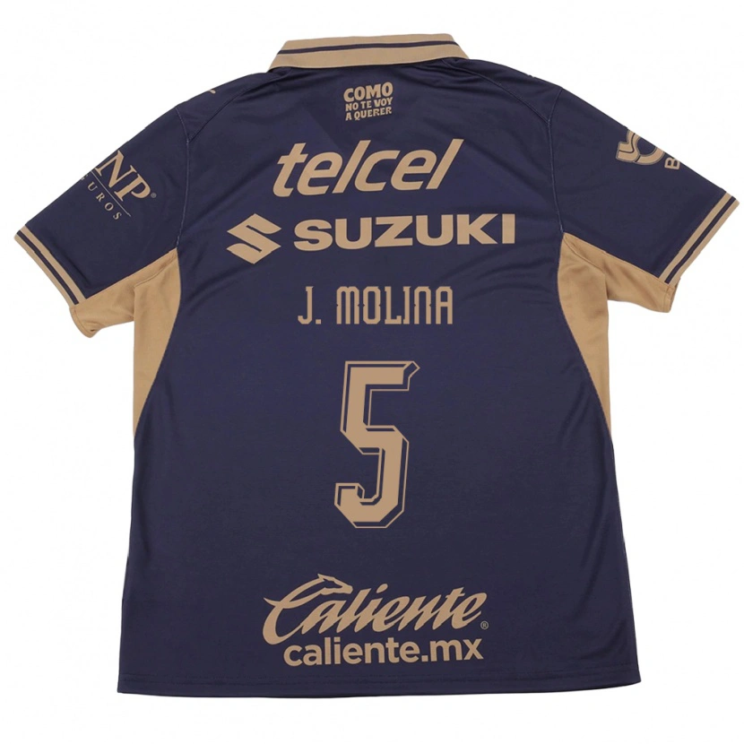 Danxen Dames Jesús Molina #5 Paars Bruin Thuisshirt Thuistenue 2026/27 T-Shirt België