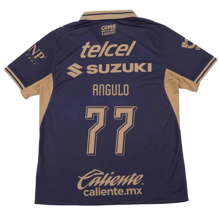 Danxen Dames Álvaro Angulo #77 Paars Bruin Thuisshirt Thuistenue 2026/27 T-Shirt België