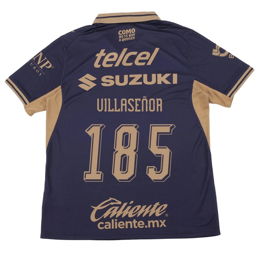 Danxen Dames Emiliano Villaseñor #185 Paars Bruin Thuisshirt Thuistenue 2026/27 T-Shirt België