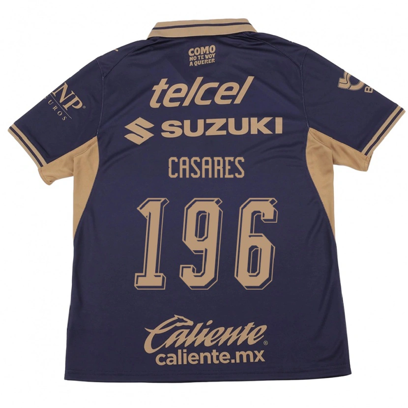 Danxen Dames Mateo Casares #196 Paars Bruin Thuisshirt Thuistenue 2026/27 T-Shirt België