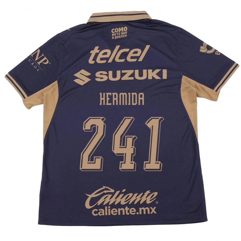 Danxen Dames Emiliano Hermida #241 Paars Bruin Thuisshirt Thuistenue 2026/27 T-Shirt België