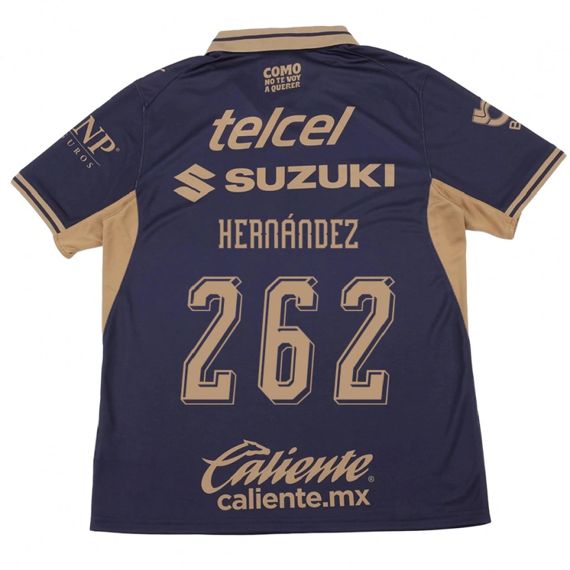 Danxen Dames Roberto Hernández #262 Paars Bruin Thuisshirt Thuistenue 2026/27 T-Shirt België