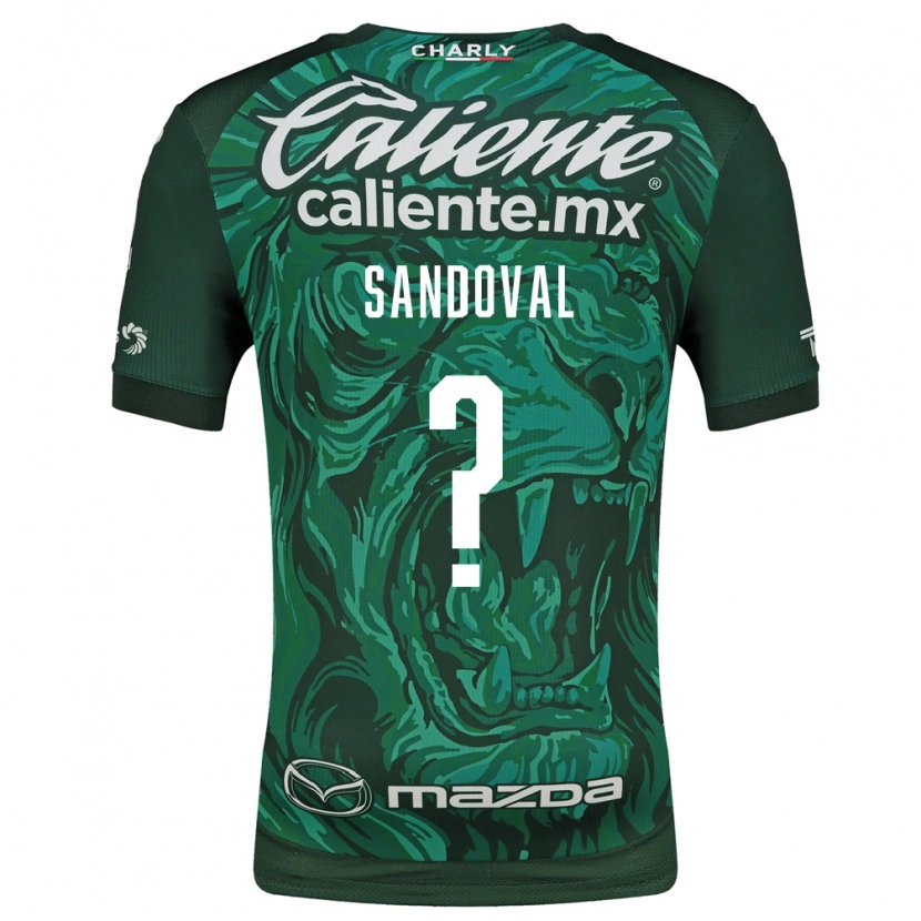 Danxen Dames Axel Sandoval #0 Groen Zwart Thuisshirt Thuistenue 2026/27 T-Shirt België