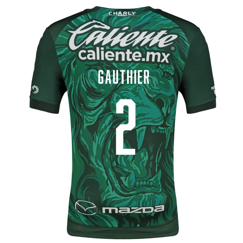 Danxen Dames Valentín Gauthier #2 Groen Zwart Thuisshirt Thuistenue 2026/27 T-Shirt België