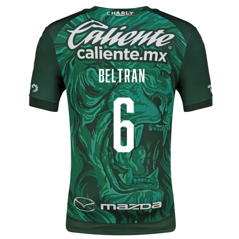 Danxen Dames Fernando Beltrán #6 Groen Zwart Thuisshirt Thuistenue 2026/27 T-Shirt België