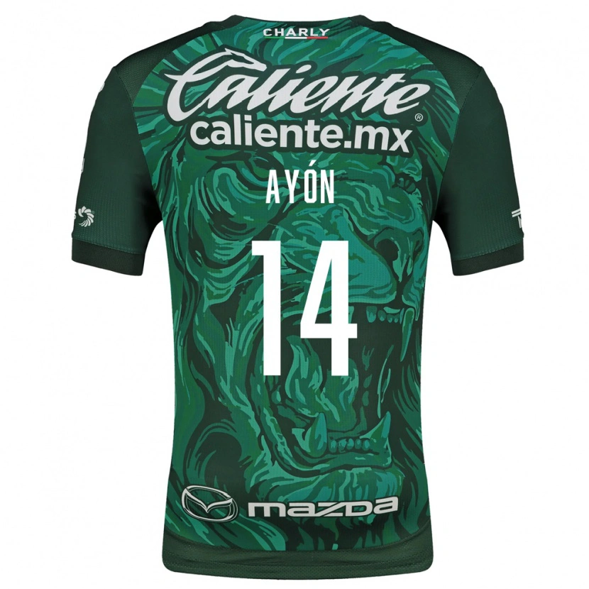 Danxen Dames Ettson Ayón #14 Groen Zwart Thuisshirt Thuistenue 2026/27 T-Shirt België