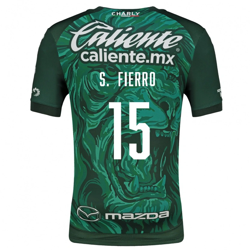 Danxen Dames Sebastián Fierro #15 Groen Zwart Thuisshirt Thuistenue 2026/27 T-Shirt België