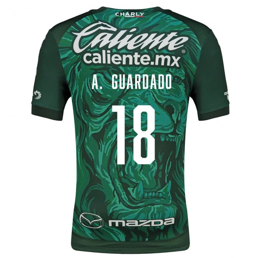 Danxen Dames Andres Guardado #18 Groen Zwart Thuisshirt Thuistenue 2026/27 T-Shirt België