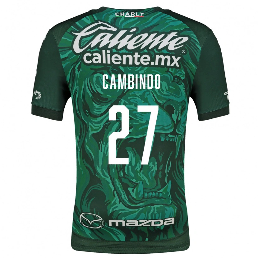 Danxen Dames Díber Cambindo #27 Groen Zwart Thuisshirt Thuistenue 2026/27 T-Shirt België