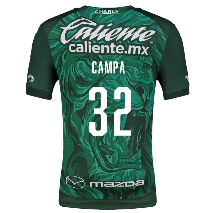 Danxen Dames Ana Campa #32 Groen Zwart Thuisshirt Thuistenue 2026/27 T-Shirt België
