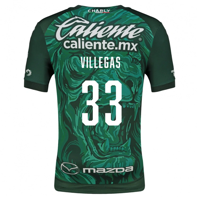 Danxen Dames Abraham Villegas #33 Groen Zwart Thuisshirt Thuistenue 2026/27 T-Shirt België