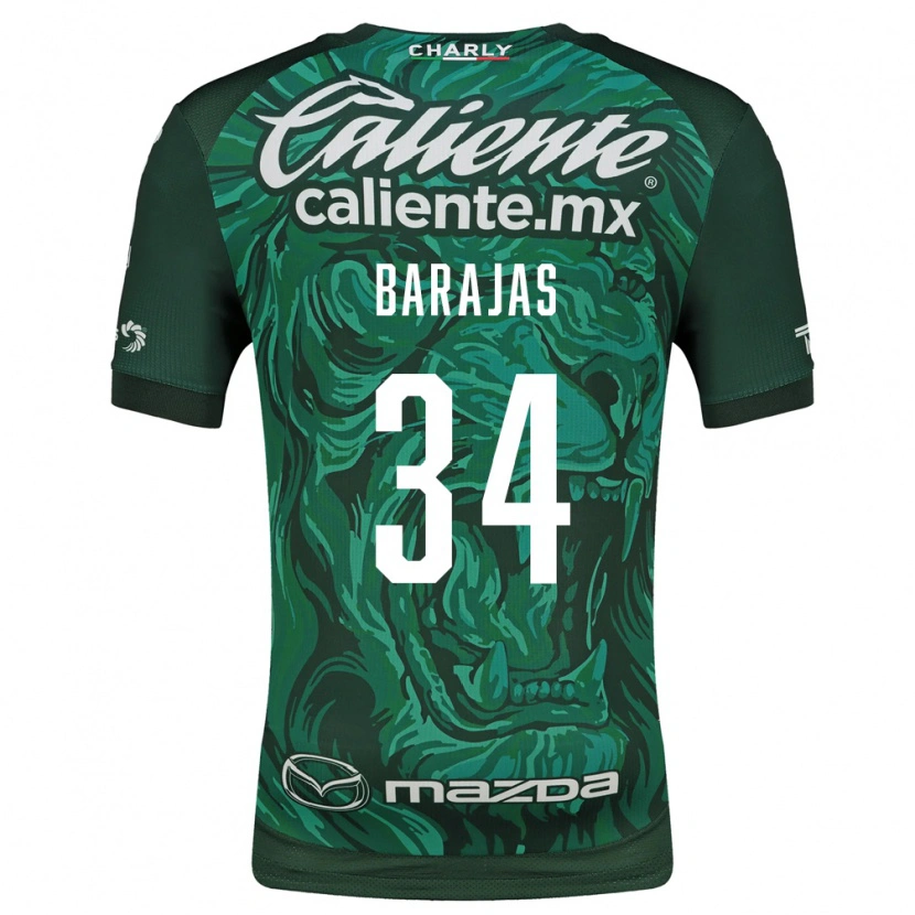 Danxen Dames Víctor Barajas #34 Groen Zwart Thuisshirt Thuistenue 2026/27 T-Shirt België