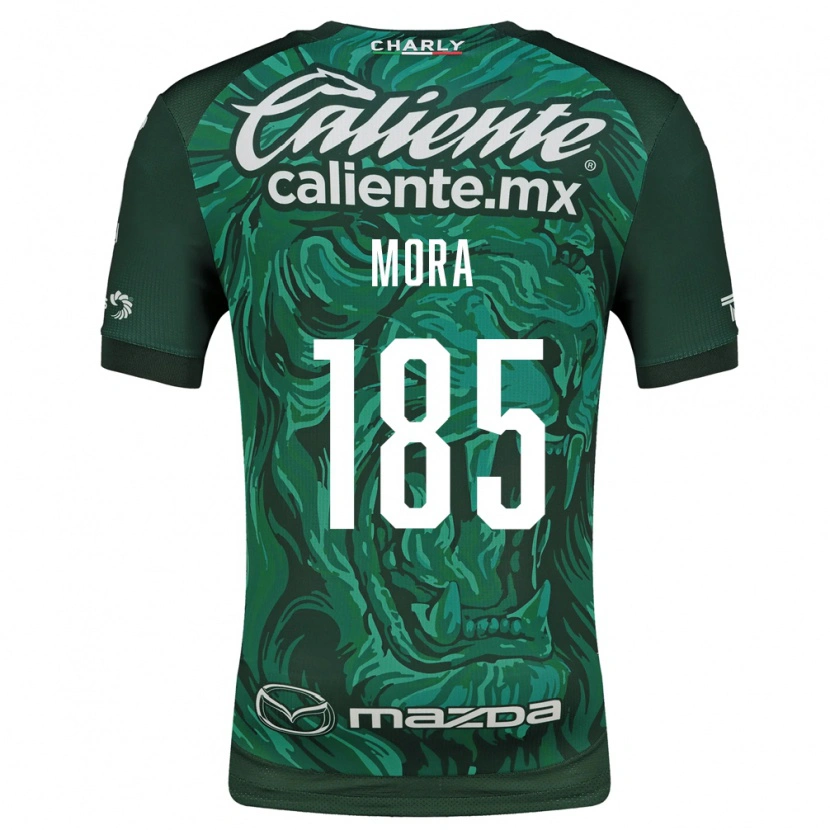 Danxen Dames Christopher Mora #185 Groen Zwart Thuisshirt Thuistenue 2026/27 T-Shirt België