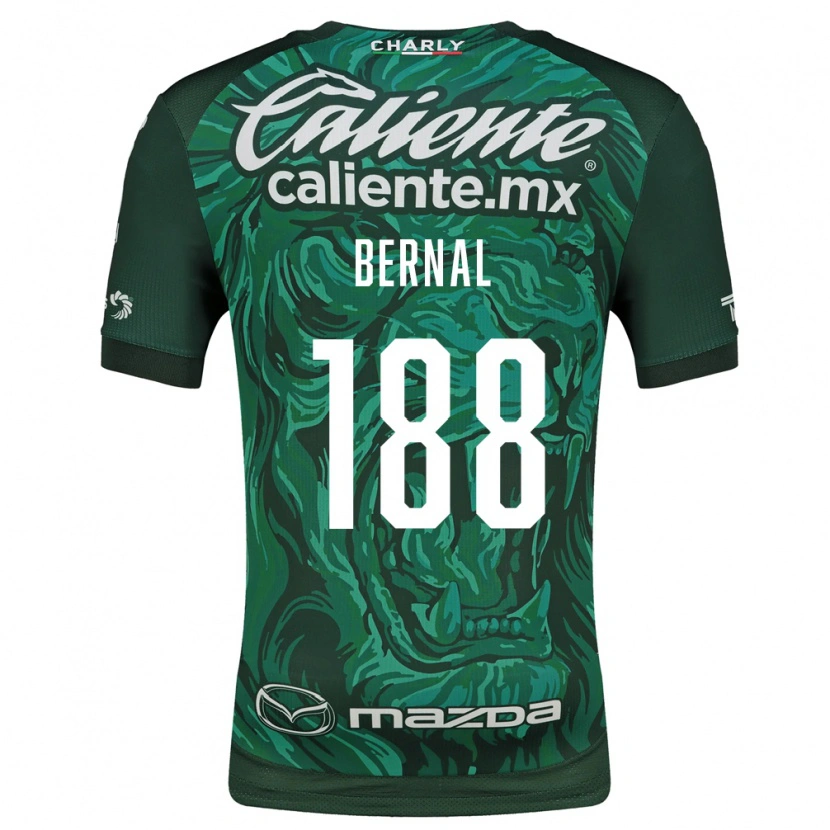 Danxen Dames Juan Bernal #188 Groen Zwart Thuisshirt Thuistenue 2026/27 T-Shirt België