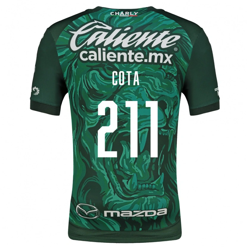 Danxen Dames Luis Cota #211 Groen Zwart Thuisshirt Thuistenue 2026/27 T-Shirt België