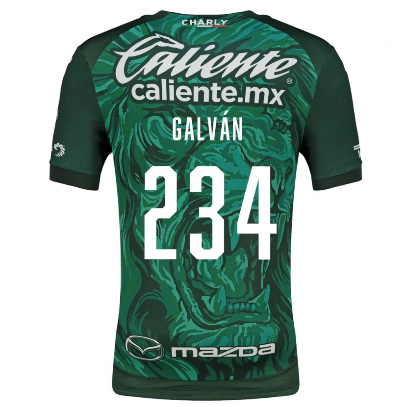 Danxen Dames Diego Galván #234 Groen Zwart Thuisshirt Thuistenue 2026/27 T-Shirt België